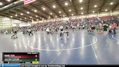 80 lbs Cons. Round 3 - Kaycen Cutler, Bonneville Wrestling Club vs Mark Tate, Stallions Wrestling Club