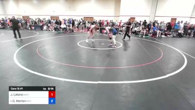 70 kg Cons 16 #1 - James Latona, Navy Wrestling Club vs Drayden Morton, MN Elite Wrestling Club