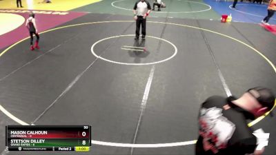 50 lbs Semis & 1st Wrestleback (8 Team) - Stetson Dilley, Grand Rapids vs Mason Calhoun, Centennial