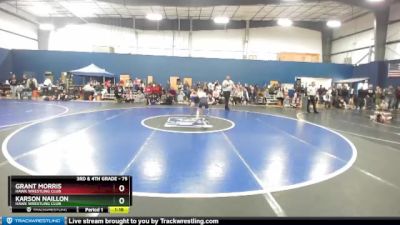 75 lbs Cons. Round 2 - Grant Morris, Hawk Wrestling Club vs Karson Naillon, Hawk Wrestling Club