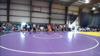 95 lbs 3rd Place Match - Kyra Dyer, Indiana Inferno vs Maya Hammond, Beast Mode Wrestling Academy