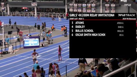 High School Girls' 4x200m Relay Invitational , Finals 3