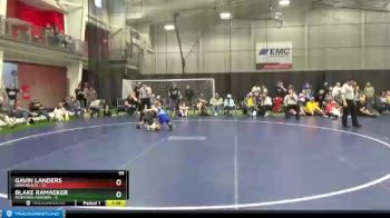 95 lbs Round 5 (6 Team) - Gavin Landers, Iowa Black vs Blake Ramaeker, Montana Maroon
