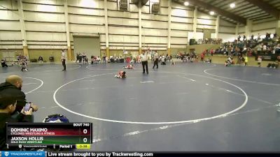 45 lbs Quarterfinal - Jaxson Hollis, Gold Rush Wrestling vs Dominic Maximo, Cyclones Wrestling & Fitness