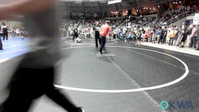 49 lbs Round Of 16 - Cayden Petersen, Lions Wrestling Academy vs Wrett Lawther, Woodward Youth Wrestling