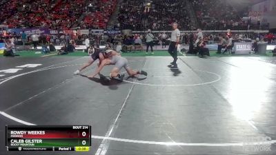 5A 182 lbs Cons. Round 1 - Rowdy Weekes, Madison vs Caleb Gilster, Rocky Mountain