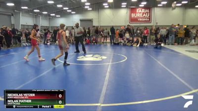 83 lbs Cons. Round 5 - Nicholas Yetzer, Noke Wrestling RTC vs Nolan Mather, Unattached