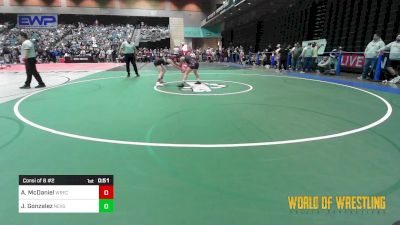 110 lbs Consi Of 8 #2 - Allison McDaniel, Wrecking Crew vs Janali Gonzalez, NexGen Regional Training Center