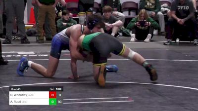 172 lbs Qtr-finals - Dominic Wheatley, Nazareth Area vs Arthur Ruud, Central Dauphin