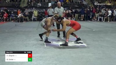 165 lbs Consolation - Izzak Olejnik, Northern Illinois vs Shayne Oster, Northwestern