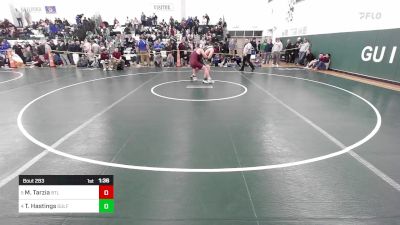 215 lbs Quarterfinal - Matthew Tarzia, Bethel vs Tim Hastings, Guilford