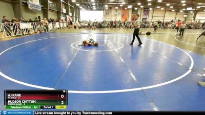 80 lbs Rd# 8- 12:30pm Saturday Final Pool - AJ Kane, PA Gold vs Hudson Chittum, Minion Black