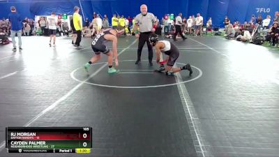 105 lbs Round 2 (8 Team) - Cayden Palmer, Neighborhood Wrestling vs RJ Morgan, Dayton Bandits