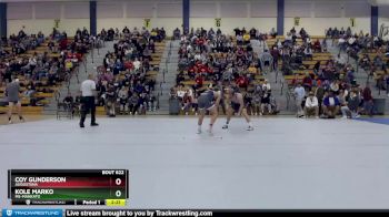 165 lbs Champ. Round 2 - Coy Gunderson, Augustana vs Kole Marko, MS-Mankato
