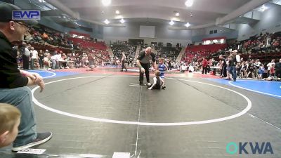 35 lbs Quarterfinal - Everett Long, Pryor Tigers vs Liam Williams, Heat