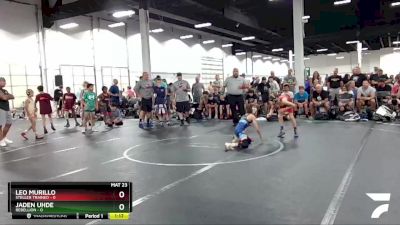 72 lbs Finals (2 Team) - Jaden Uhde, Rebellion vs Leo Murillo, Steller Trained