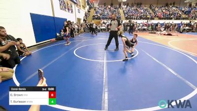 90 lbs Quarterfinal - Clinton Carter, Heat vs Lucas Howe, Team Tulsa Wrestling Club