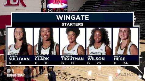 Replay: Wingate vs Lenoir-Rhyne | Nov 22 @ 4 PM