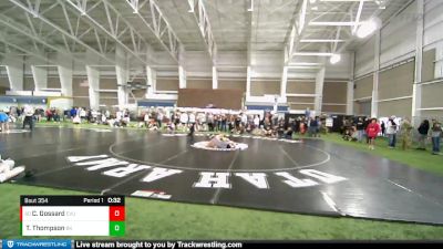 138 lbs Cons. Round 1 - Clark Gossard, Cedar Valley vs Tensei Thompson, Bishop Kelly