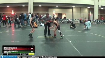 70 lbs Placement (4 Team) - Mitchell Martin, Ares Red vs Bronx Allison, Steel Valley