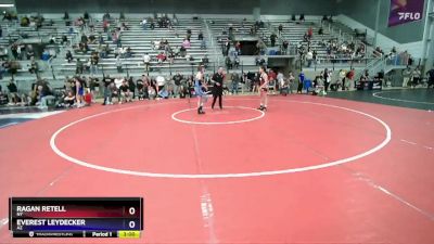 57 lbs Quarterfinal - Ragan Retell, NY vs Everest Leydecker, AZ