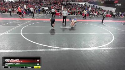 125 lbs Cons. Round 2 - Weston Fuchs, B.A.M. vs Stehl Nelson, Lancaster Wrestling Club