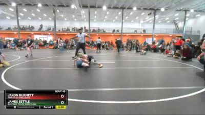 61 lbs Cons. Round 3 - James Settle, Eastside Youth Wrestling vs Jaxon Burnett, Ninety Six Wrestling