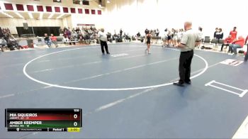 100 lbs Placement Matches (8 Team) - Mia Siqueiros, Liberty, AZ vs Amber Kremper, Bemidji, MN
