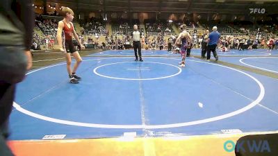 100 lbs 7th Place - Talan Tucker, Lions Wrestling Academy vs Camden Stuever, Skiatook Youth Wrestling 2022-23