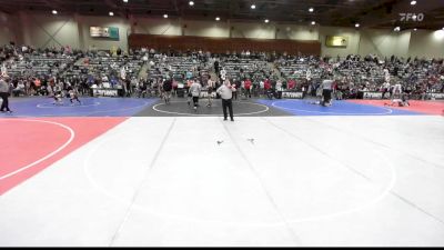 78 lbs Semifinal - Clayton Miller, USA Gold vs Titan Los Banos, Gold Rush