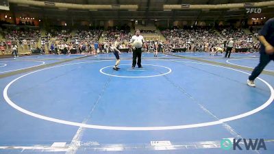 92 lbs 7th Place - Labrandon Nichols, Tulsa North Mabee Stampede vs Cale Browning, Kingfisher