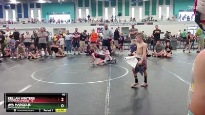 60 lbs Finals (8 Team) - Kellan Winters, U2 Upstate Uprising vs Ava Margolis, Cocoa Beach WC