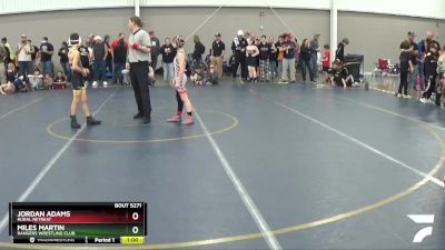 71 lbs Cons. Round 3 - Miles Martin, Rangers Wrestling Club vs Jordan Adams, Rural Retreat