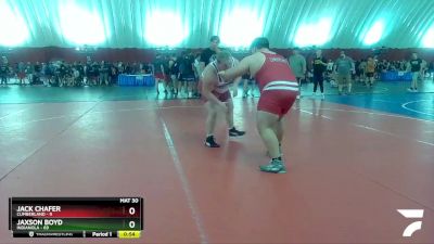 292-314 lbs Round 3 - Jack Chafer, Cumberland vs Jaxson Boyd, Indianola