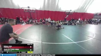 132 lbs Round 5 (6 Team) - Evelyn Codo-Prim, Team Gold vs Dena Cox, Team Blue