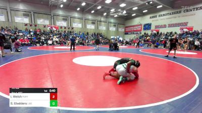 147 lbs Consi Of 16 #2 - Izaya Welsh, Porterville vs Spencer Gladders, Liberty Madera Rancho