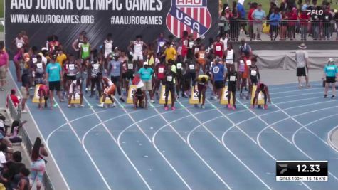 Youth Boys' 100m Championship, Semi-Finals 1 - Age 15-16