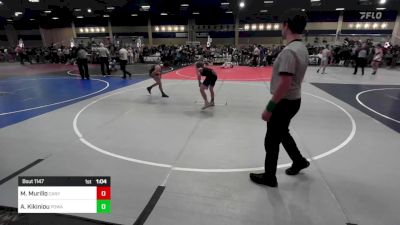 113 lbs Quarterfinal - Max Murillo, Canyon Springs HS vs Arseni Kikiniou, Poway Elite