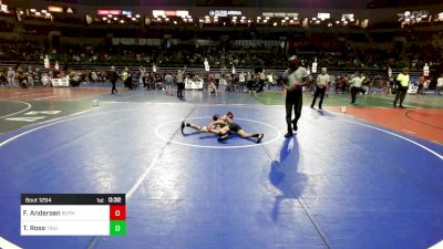 85 lbs Quarterfinal - Finn Andersen, Ruthless vs Thomas Ross, Triumph Trained