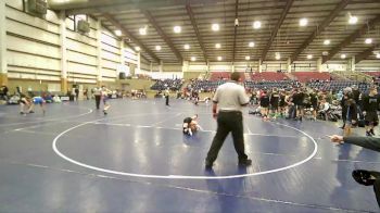 92 lbs Finals (2 Team) - Tanner Brumble, Crooks County vs Easton Olson, Utah Black