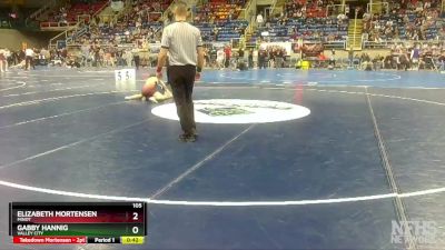105 lbs Cons. Semi - Elizabeth Mortensen, Minot vs Gabby Hannig, Valley City