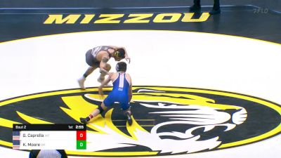 133 lbs Match - Kade Moore, 9 Missouri vs Gavin Caprella, 18 Air Force