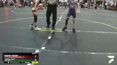 72 lbs Round 1 (6 Team) - Reese Babcock, American Gladiators-Havoc vs Brison Romero, Ares Red