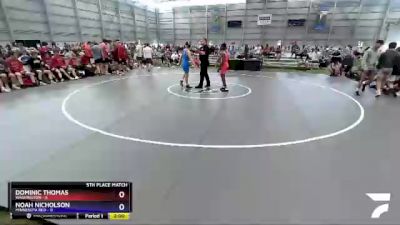 106 lbs Placement Matches (8 Team) - Dominic Thomas, Washington vs Noah Nicholson, Minnesota Red