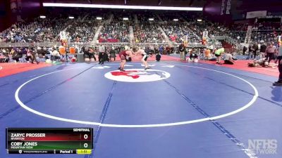 3A-285 lbs Semifinal - Zaryc Prosser, Riverton vs Coby Jones, Mountain View