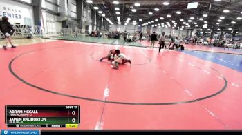72 lbs Rd# 8- 12:30pm Saturday Final Pool - Jamen Haliburton, PA Blue vs Abram McCall, Team Michigan