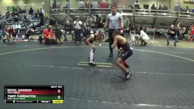 70 lbs Semifinal - Tripp Farrington, Ohio Crazy Goats vs Royal Johnson, Ohio Heroes