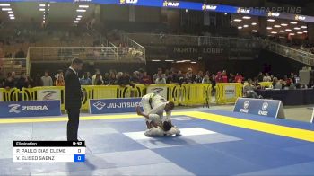 PEDRO PAULO DIAS CLEMENTINO vs VINCENT ELISEO SAENZ 2022 Pan Jiu Jitsu IBJJF Championship