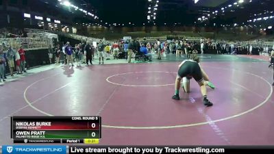 182 lbs Cons. Round 5 - Nikolas Burke, Dobyns Bennett vs Owen Pratt, Palmetto Ridge H.S.