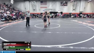 115 lbs Quarterfinal - Audrey Miller, Tillamook vs Serenity Moody, Banks